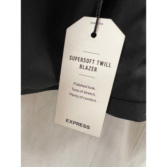 Express Black Blazer with Gold Buttons - Picture 8 of 8